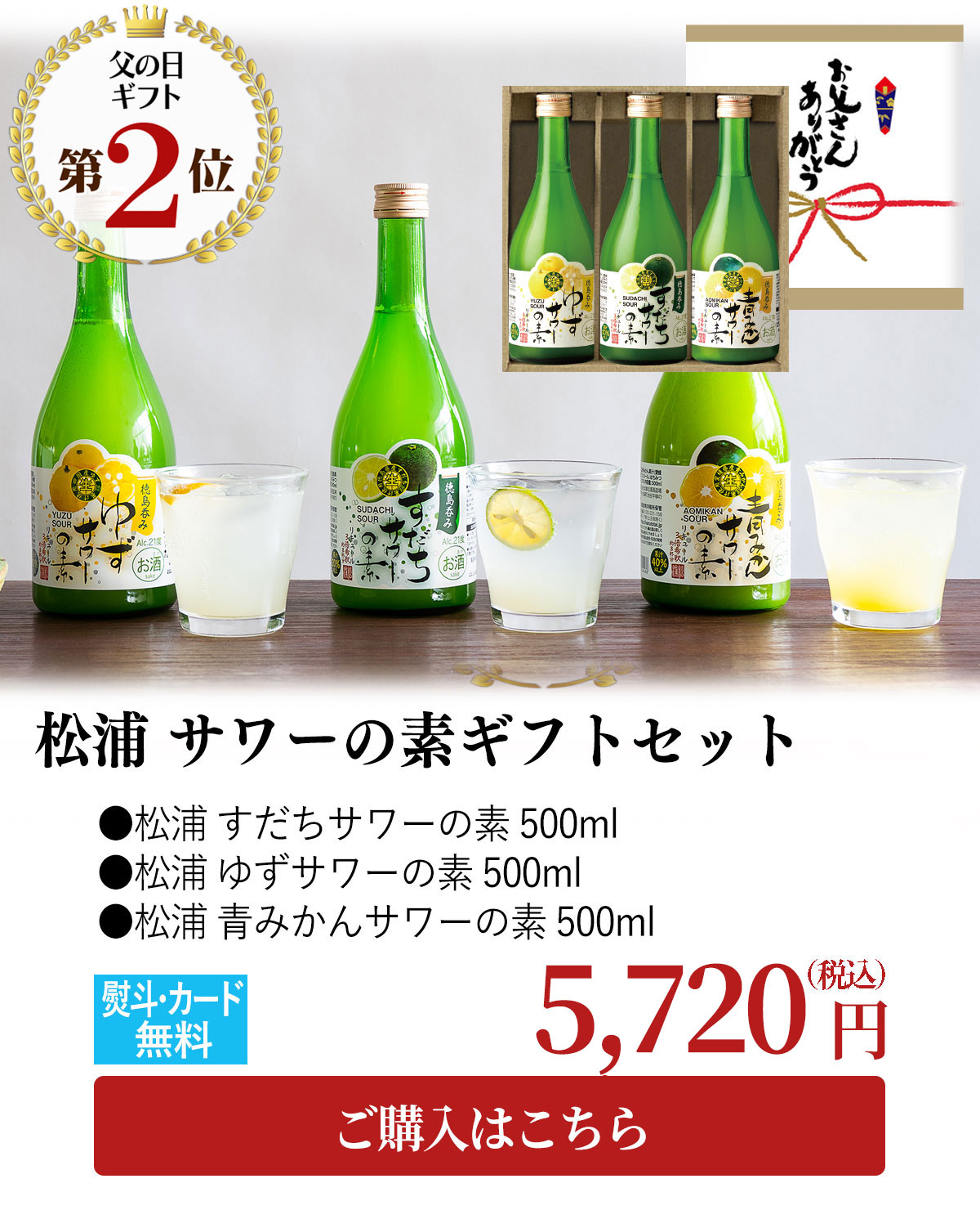 父の日ギフトランキング