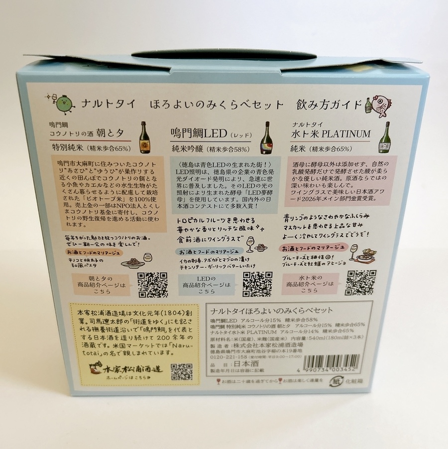 ナルトタイほろよいのみくらべセット