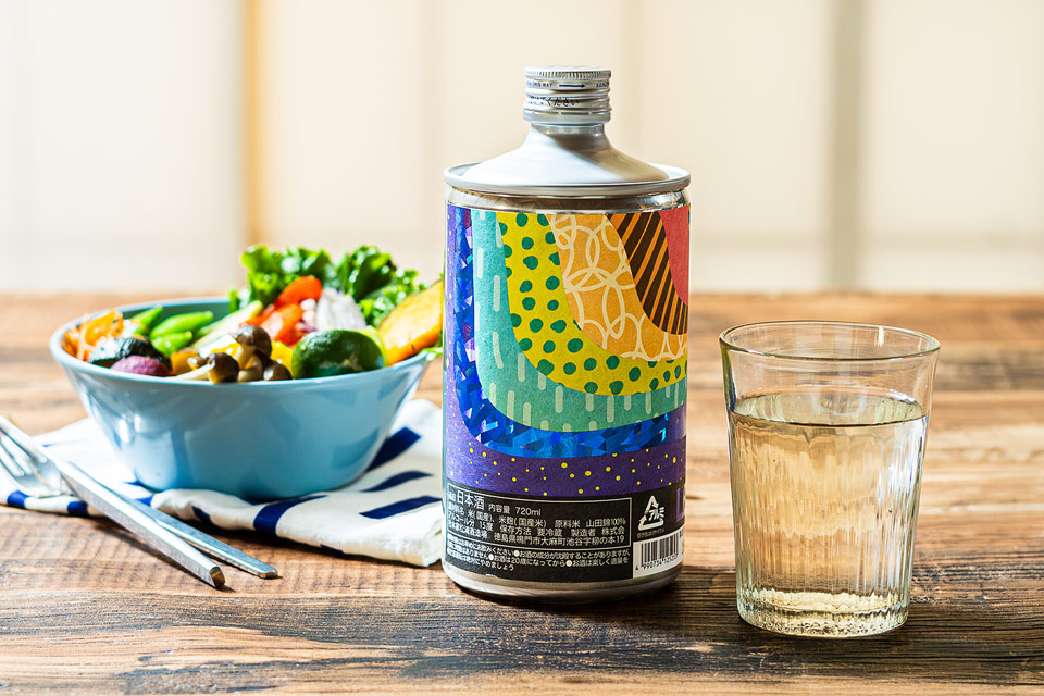 鳴門鯛 LED（レッド）無濾過生原酒缶 720ml (生缶LED)【蔵直限定】