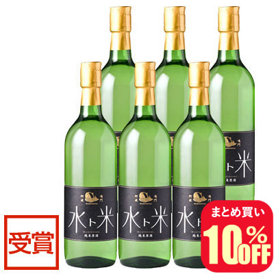 ナルトタイ 純米原酒 水ト米 720ml 6本組