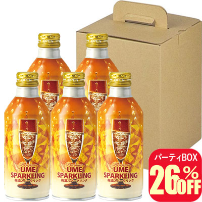 松浦 梅酒スパークリング缶 パーティBOX（5本入り）