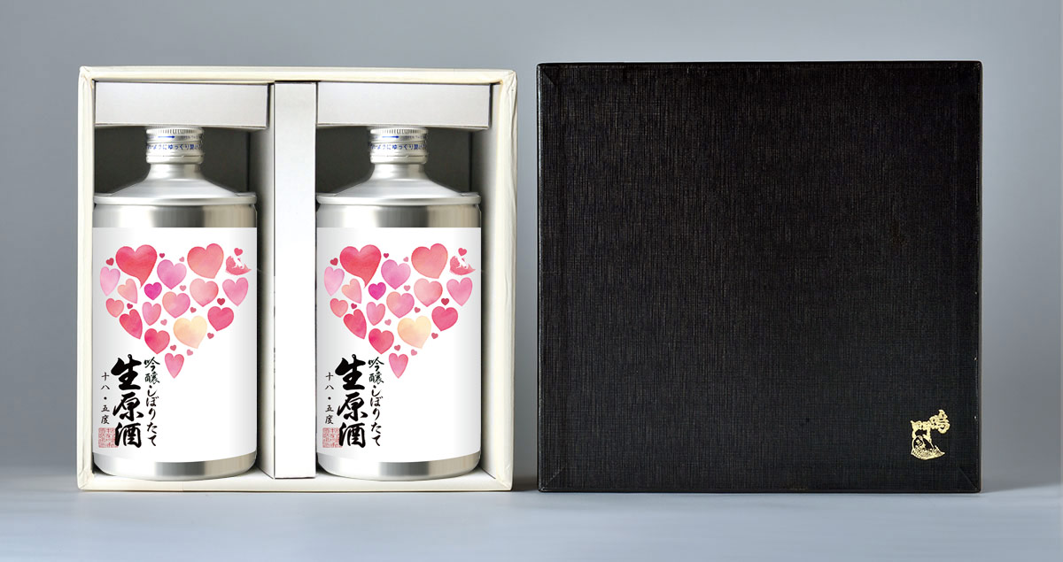 鳴門鯛 吟醸しぼりたて生原酒720ml（生缶）ハートラベル【蔵直限定】