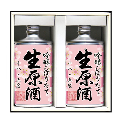 ギフト 鳴門鯛 生缶 桜ラベル2本組【蔵直限定】