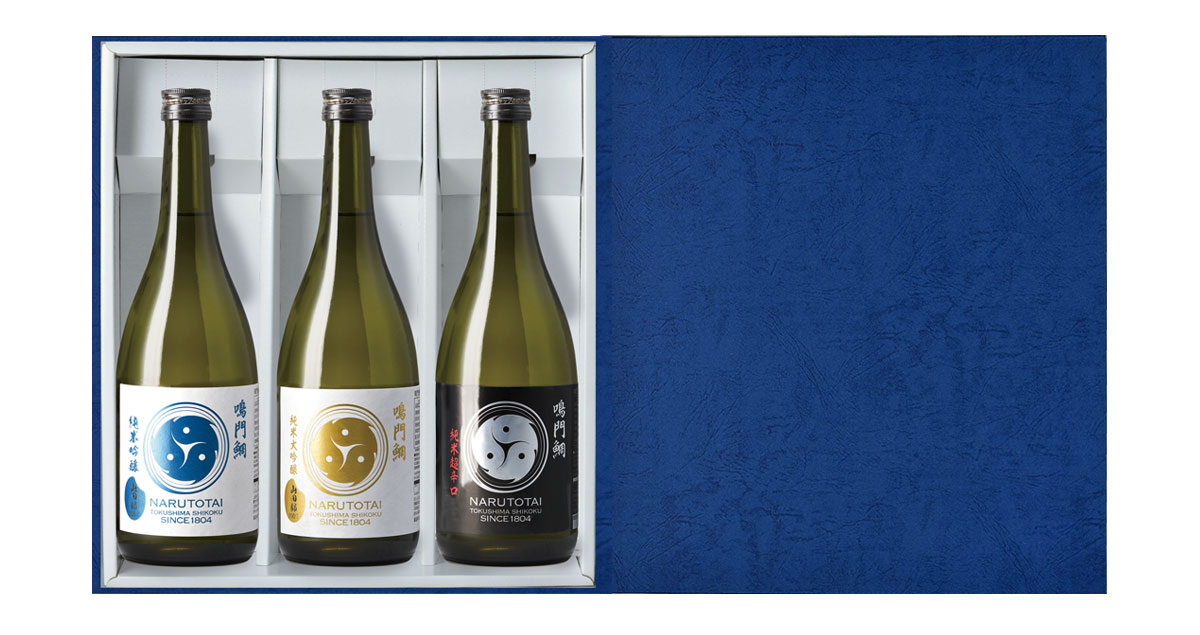 純米酒が好きな方への贈り物に最適｜鳴門鯛 巴 あわいちば山田錦の純米