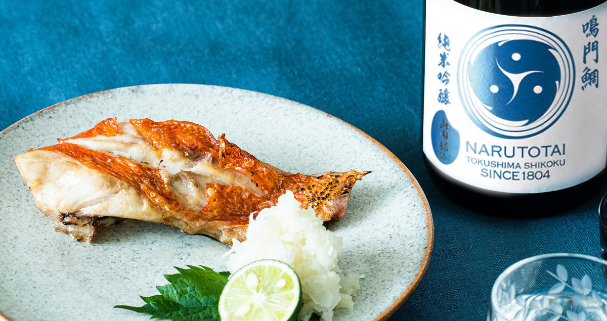 鳴門鯛 純米吟醸 巴（ともえ）