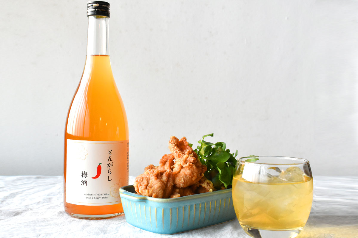 唐辛子のピリピリが後を引く新感覚の面白さ｜松浦 とんがらし梅酒