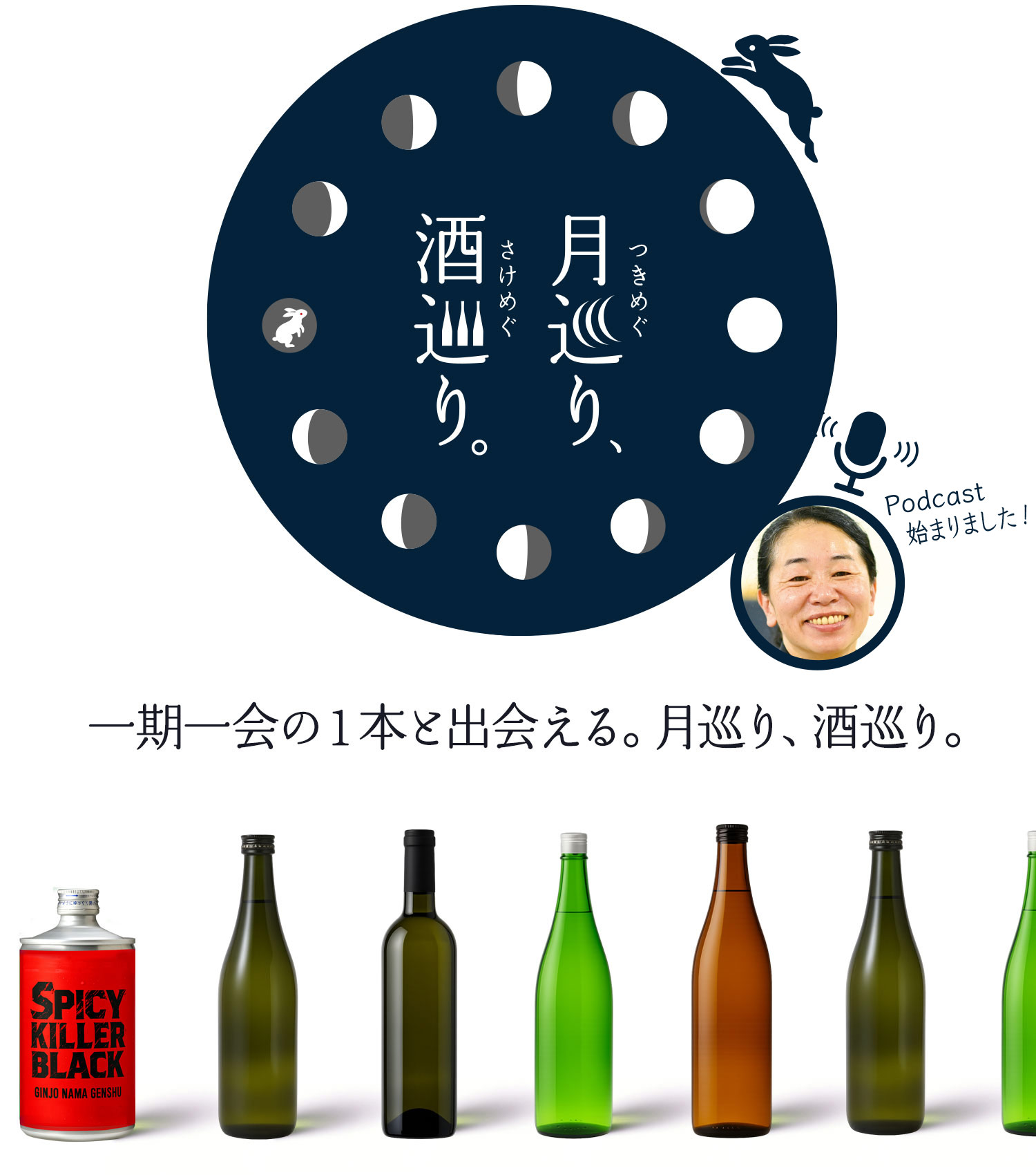 月巡り、酒巡り。
